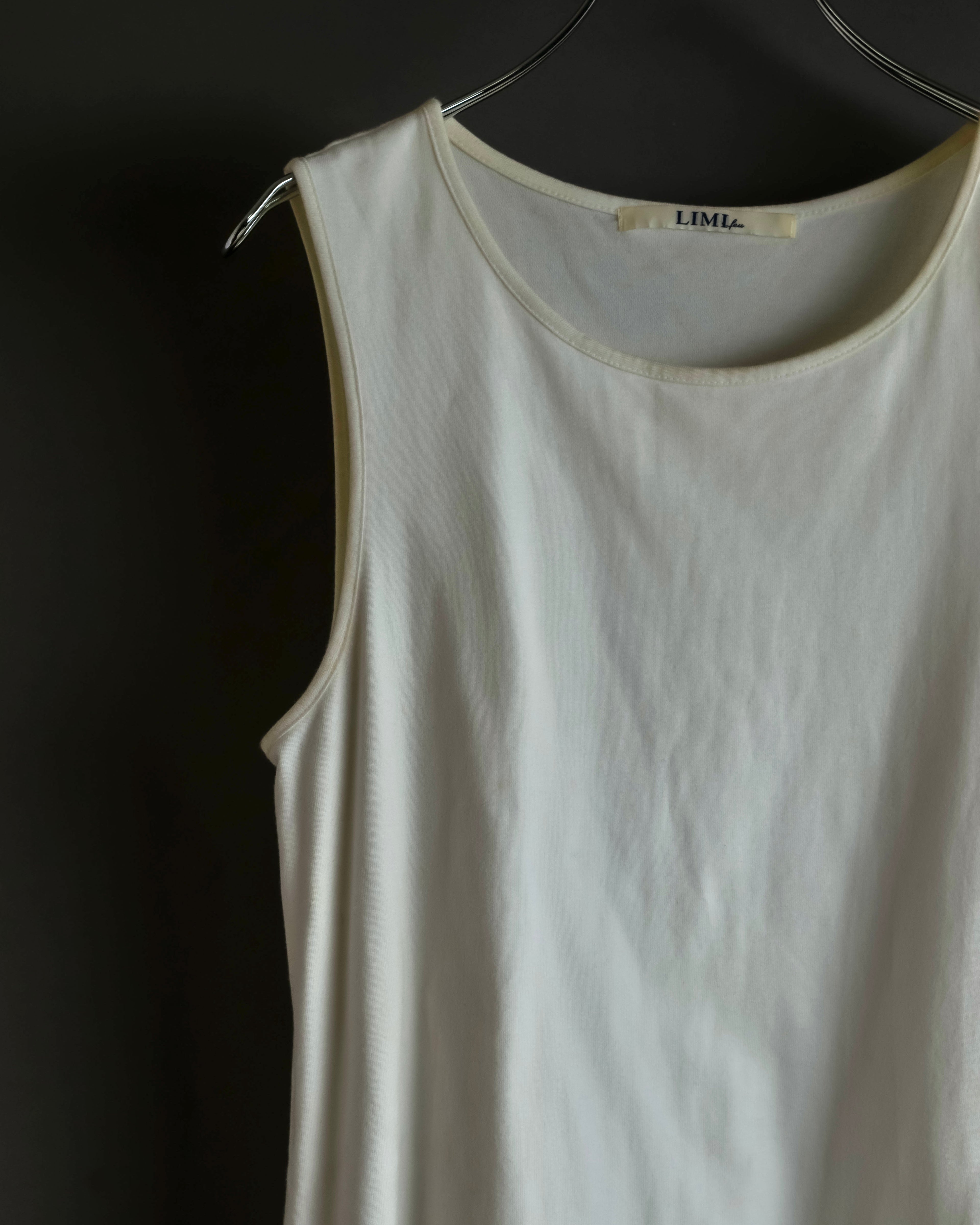 "LIMI feu" Asymmetrical hem cut sleeveless dress