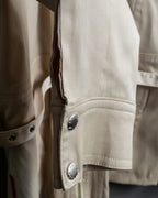 "PRADA" Military detail cotton jacket