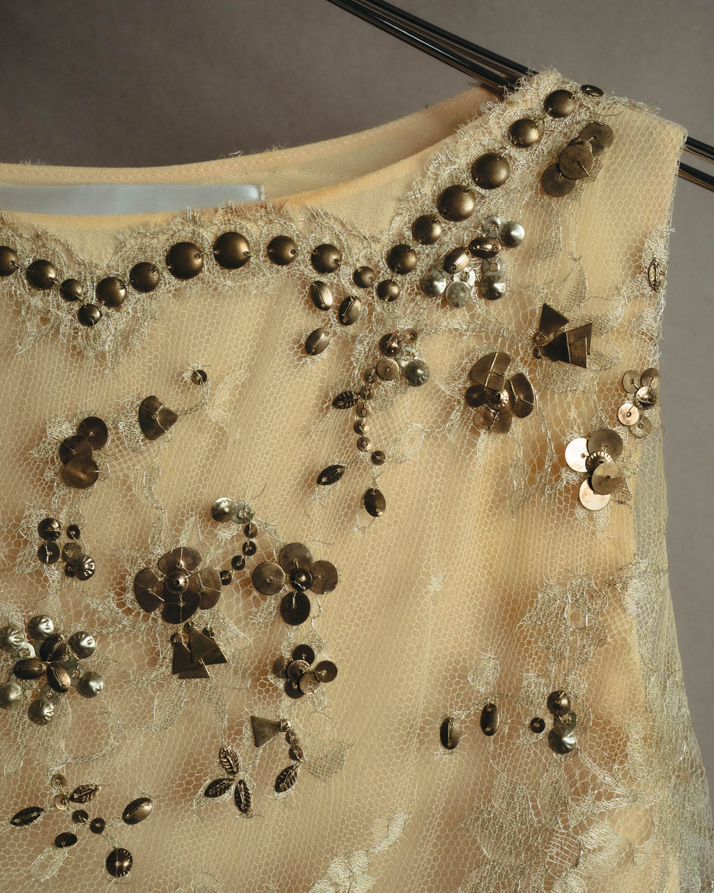 –SPECIAL– "VALENTINO" 00's-10's Embellished lace cocktail dress