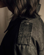 "JEAN PAUL GAULTIER" Firm finish double-zip belted mid-length coat