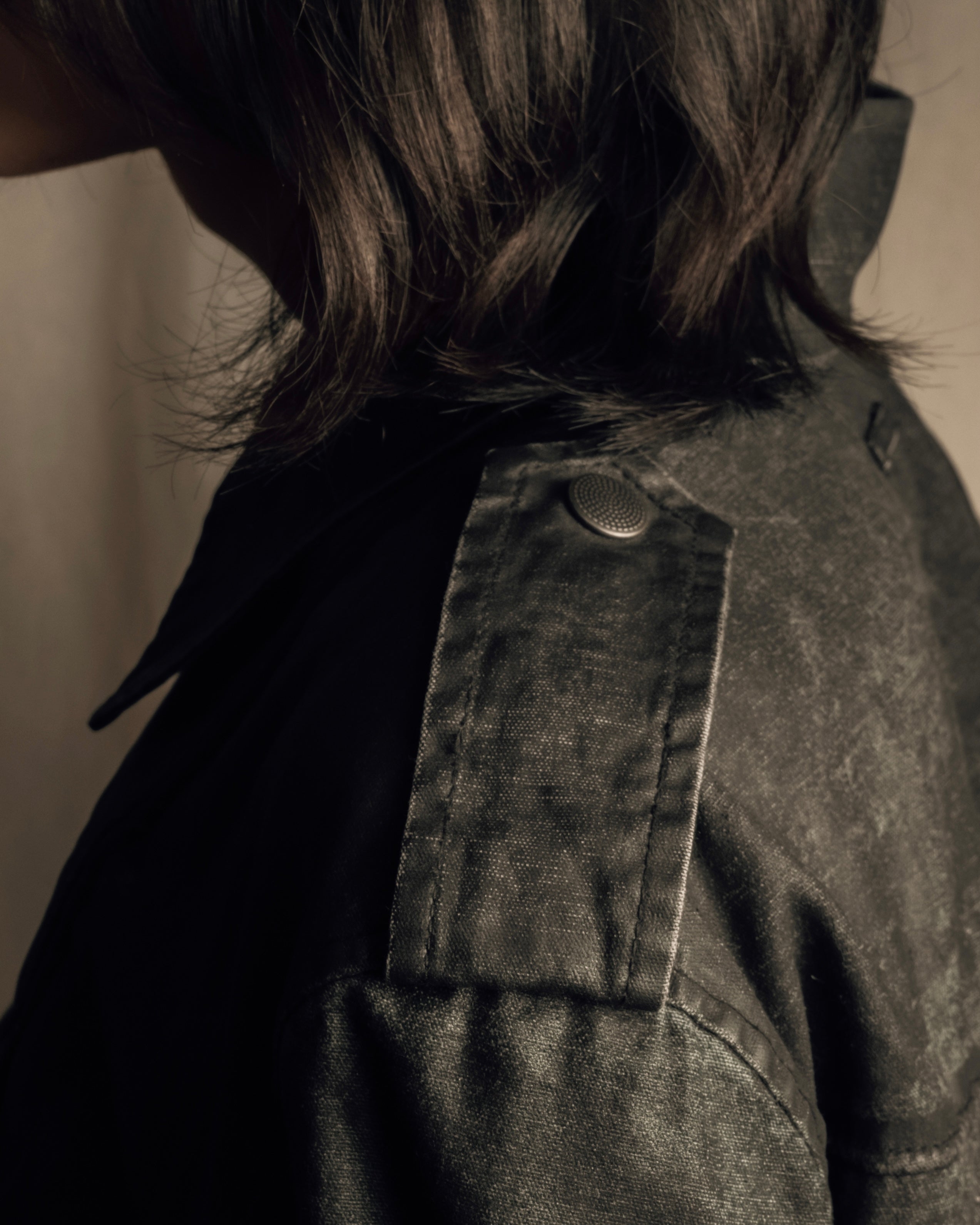 "JEAN PAUL GAULTIER" Firm finish double-zip belted mid-length coat