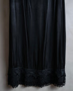 "LIMI feu" Knitted lace design belted sleeveless dress