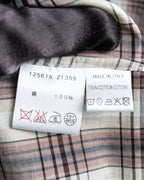 "GUCCI" Floral and checkered western shirt