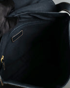 "Ralph Lauren" Saddle＆stirrup motif grained leather shoulder bag