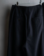 "LOEWE" Deep pleat tapered draped slacks