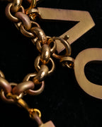 "YVES SAINT LAURENT" LOVE typography &amp; Cassandra motif design bracelet