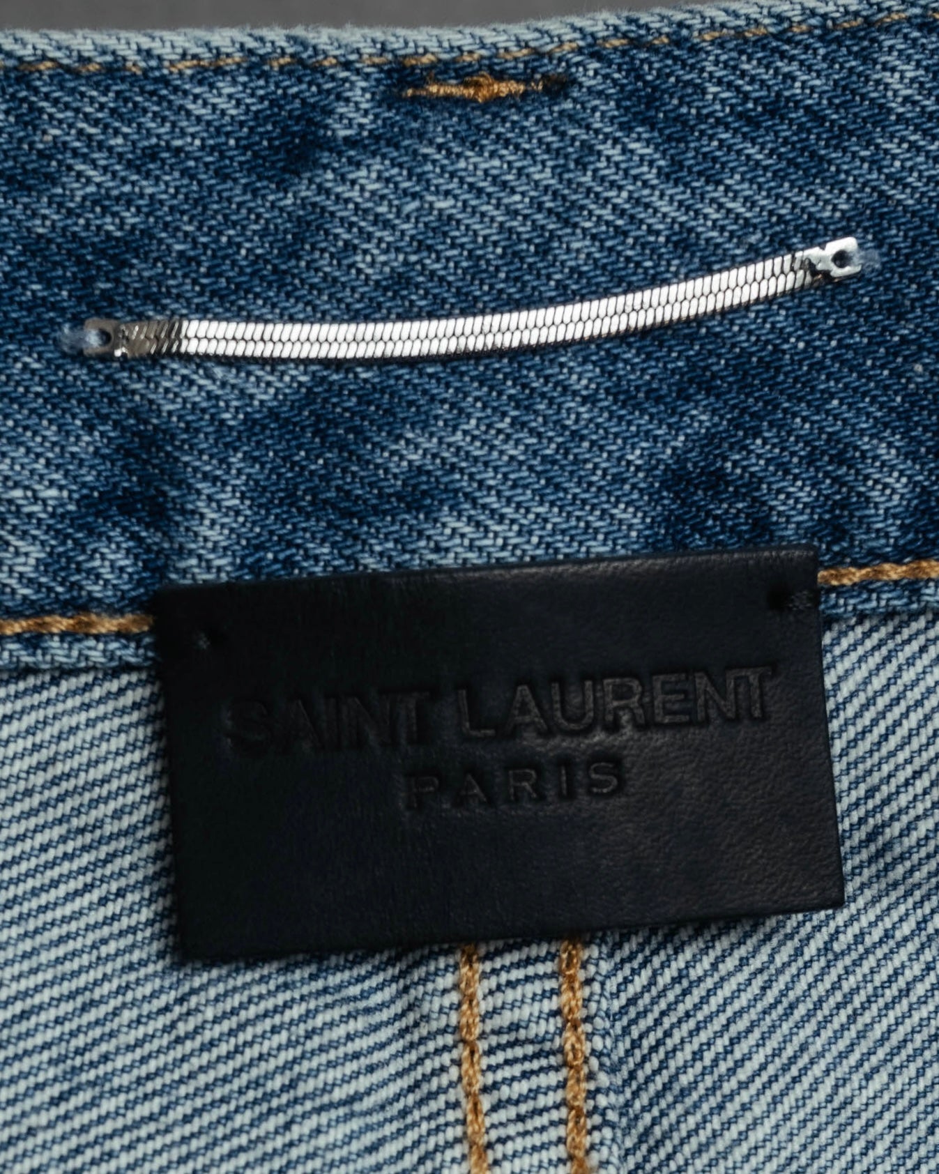 -SPECIAL- “SAINT LAURENT” 2023’s Long extreme baggy faded denim jeans