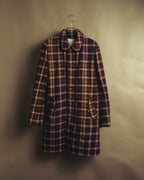 “sacai” 2010's Tartan wool cashmere padded hybrid coat