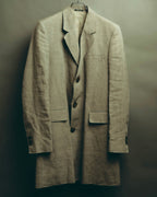 -SPECIAL- “Maison Martin Margiela” 2014SS raw-edge linen tailored jacket