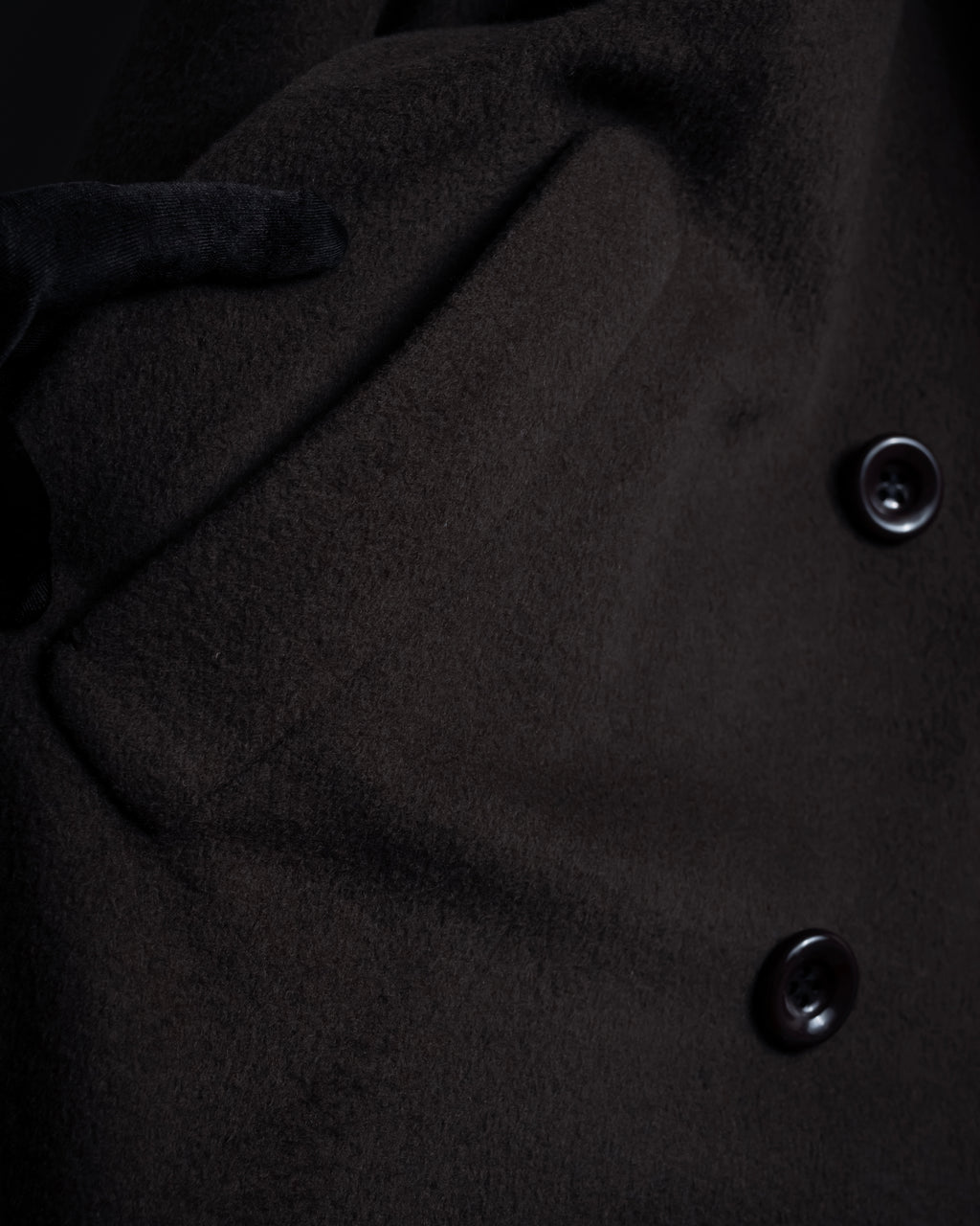 "Vintage 100% pure cashmere long chester coat"