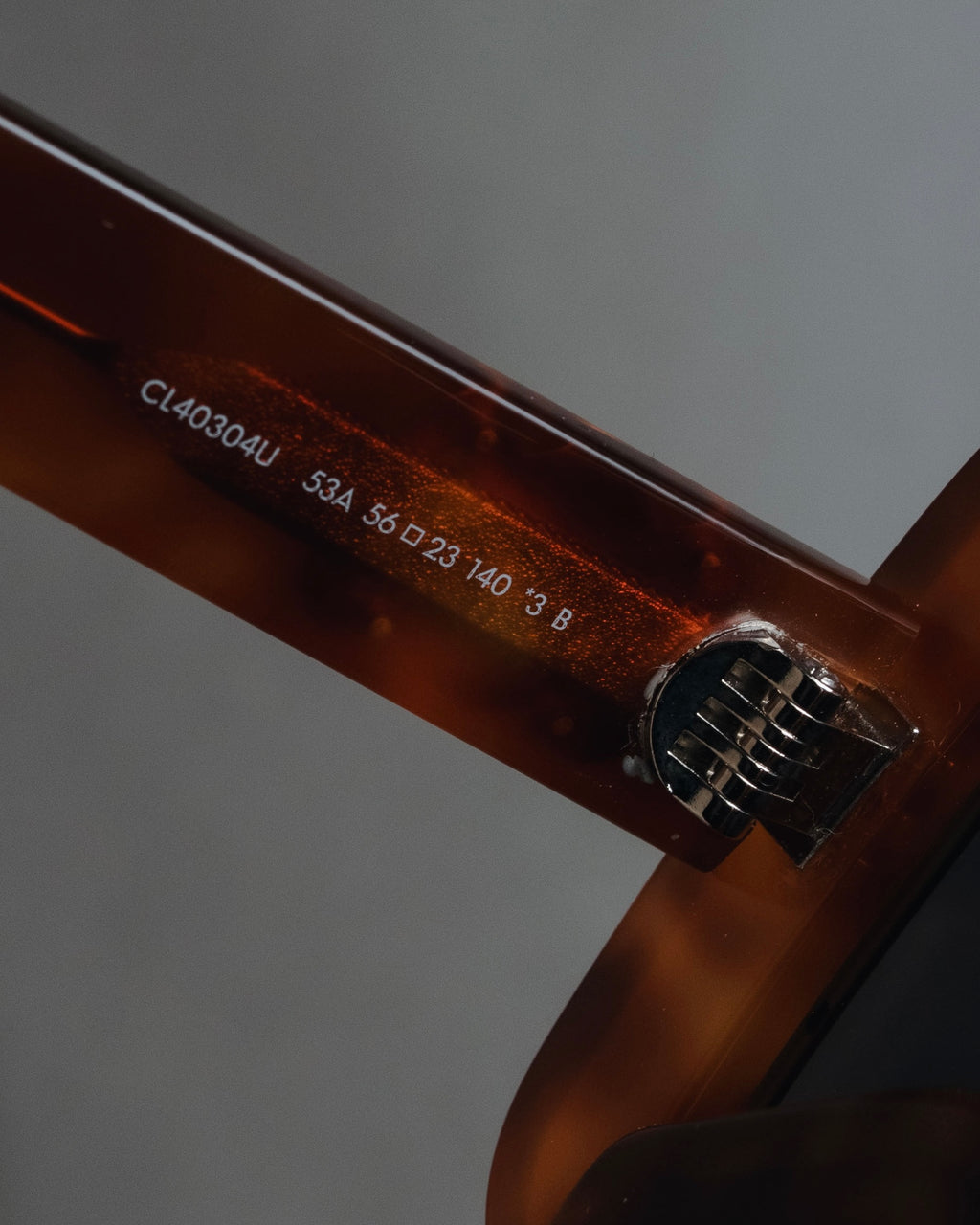 "CELINE" 2021-2024 triomphe metal temple acetate sunglasses