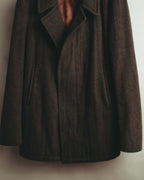 -SPECIAL- “Maison Martin Margiela” 2011-2014 Short wool blend chesterfield coat