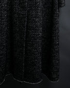 "Dolce & Gabbana" Double-breasted beautiful tweed long coat