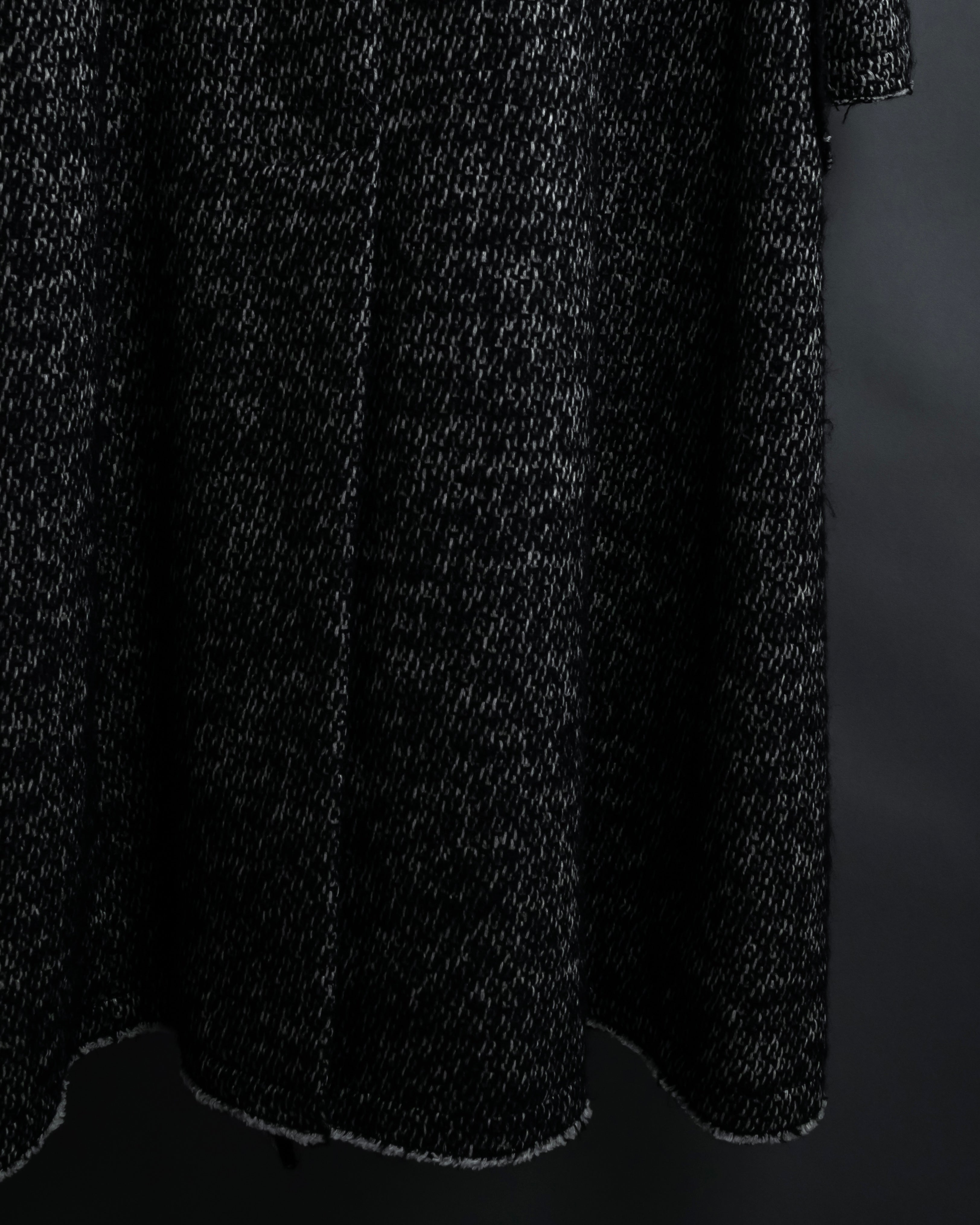 "Dolce & Gabbana" Double-breasted beautiful tweed long coat