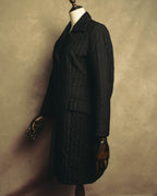 “Salvatore Ferragamo” 00’s-10’s Padded tailored long coat