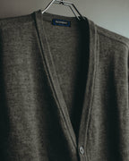 "Yves Saint Laurent" 80's-90's Relaxed wool v neck cardigan
