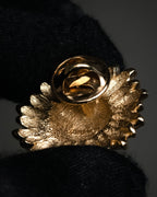 “Christian Dior” 80’s–Early 90’s Sun and moon motif rhinestone brooch