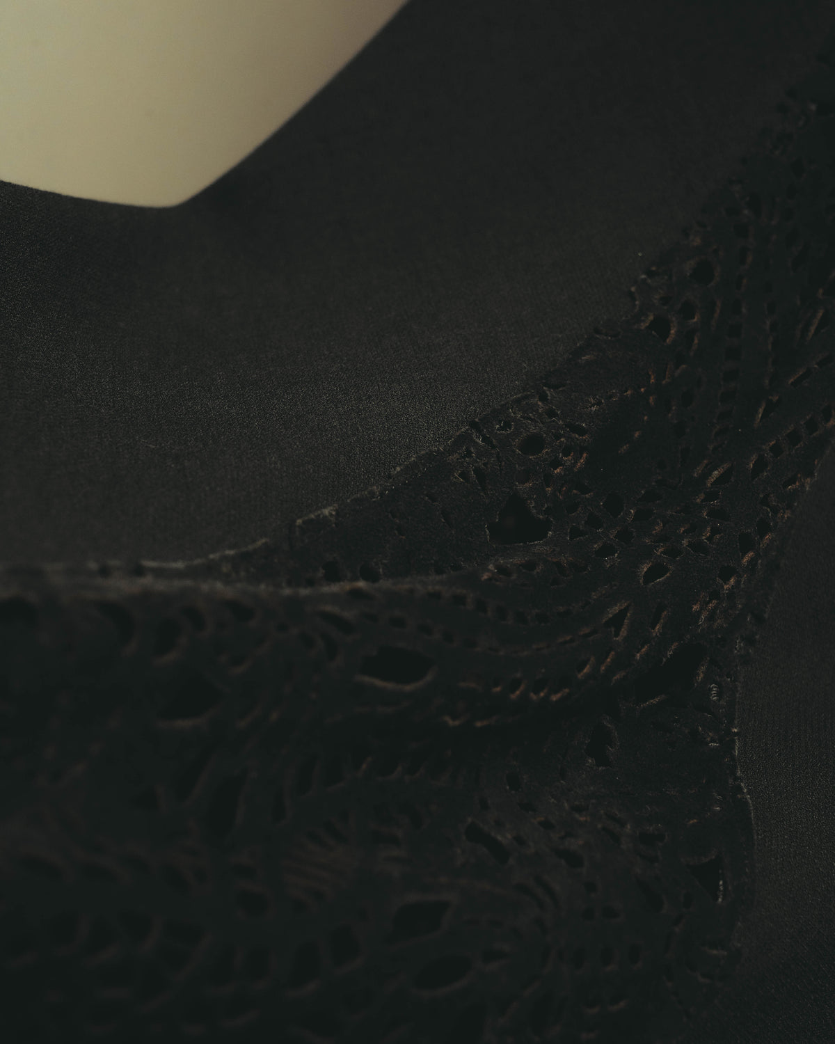 "HIROKO KOSHINO PRET" 90's-00's Elegant lace panel sleeveless maxi dress