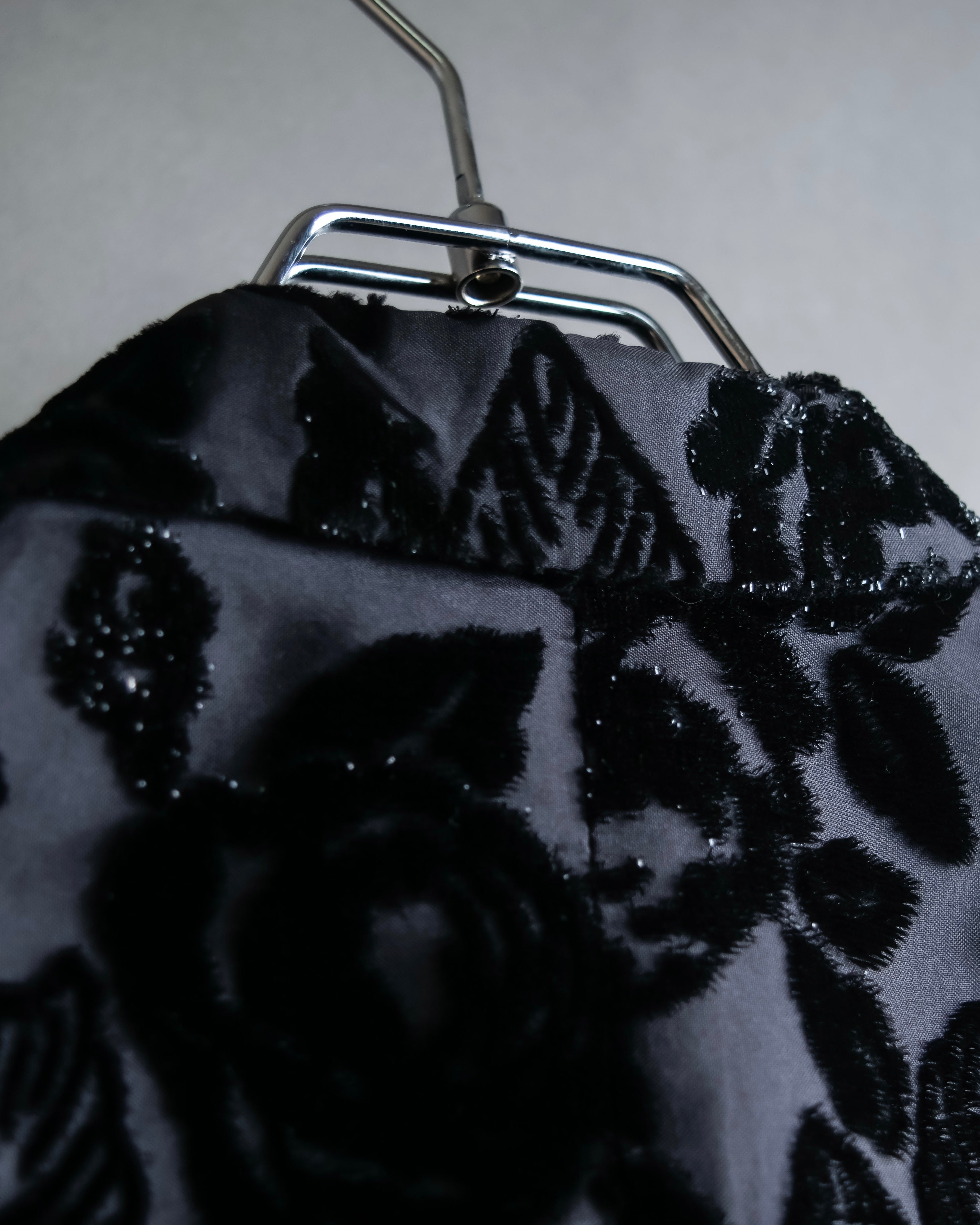 "GUCCI" Floral patterned lamé tailored jacket"