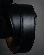 “HERMÈS” 90’s Horsebit leather belt