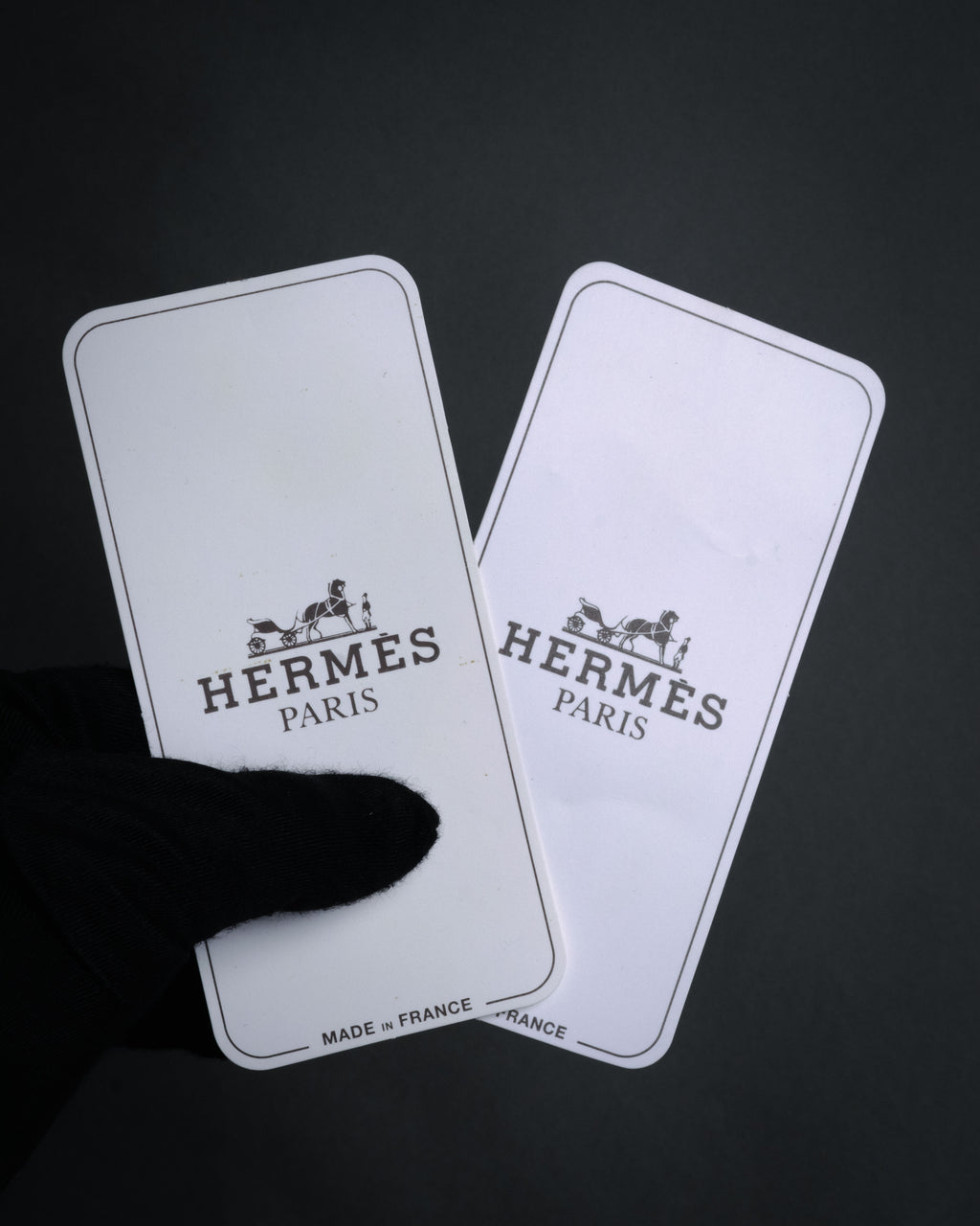 “HERMES” 2000’s Jumbo hook leather gloves