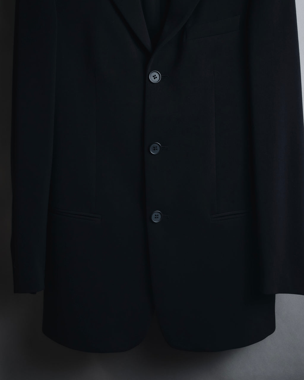 "EMPORIO ARMANI" Minimalist three-button tailored jacket