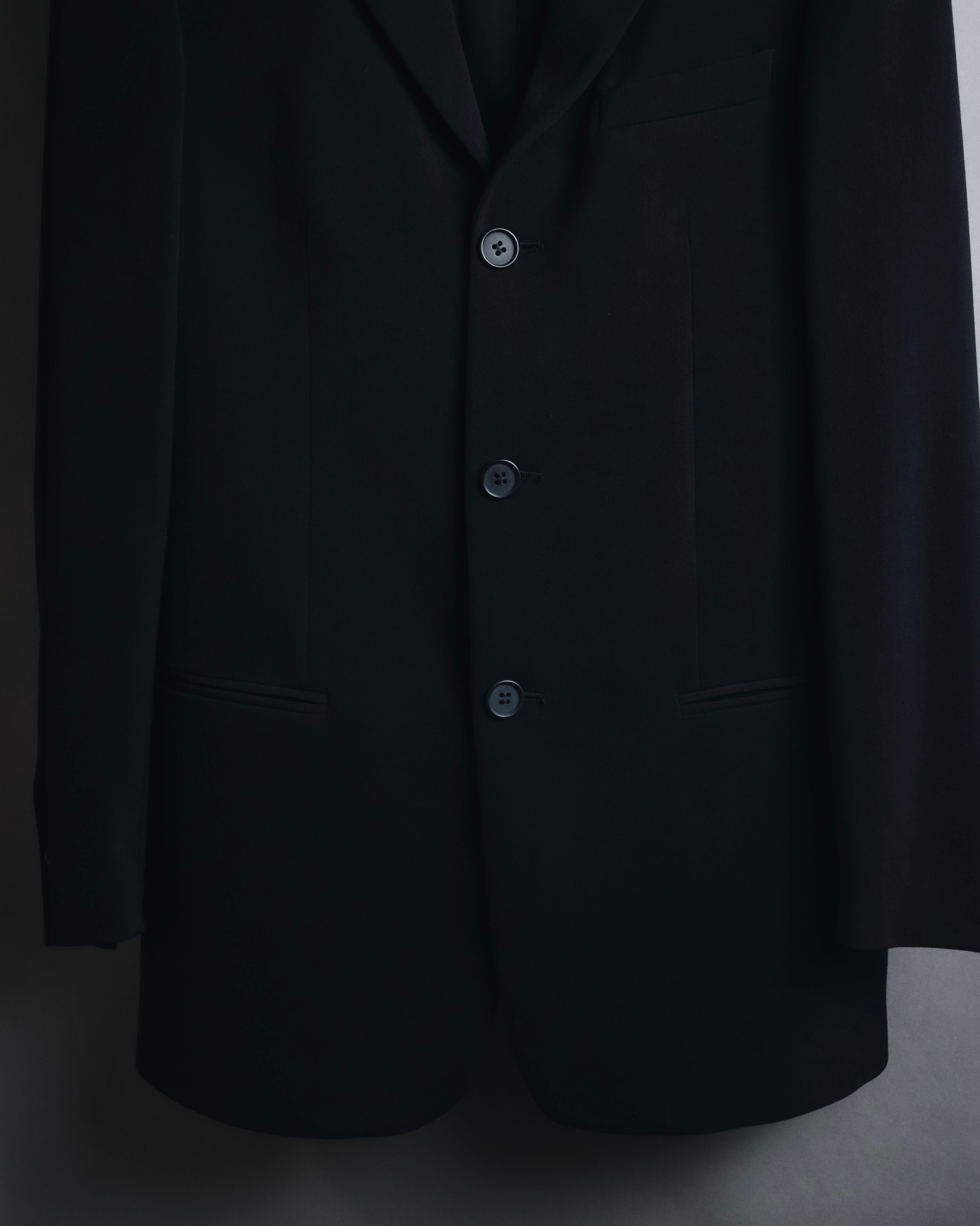 "EMPORIO ARMANI" Minimalist three-button tailored jacket