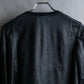 "Weekend Max Mara" 100% goat leather flower motif zip up short length jacket