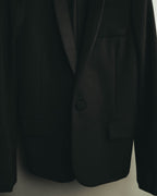 -SPECIAL- “Saint Laurent” 2012-2016 Single-button satin-lapel wool jacket