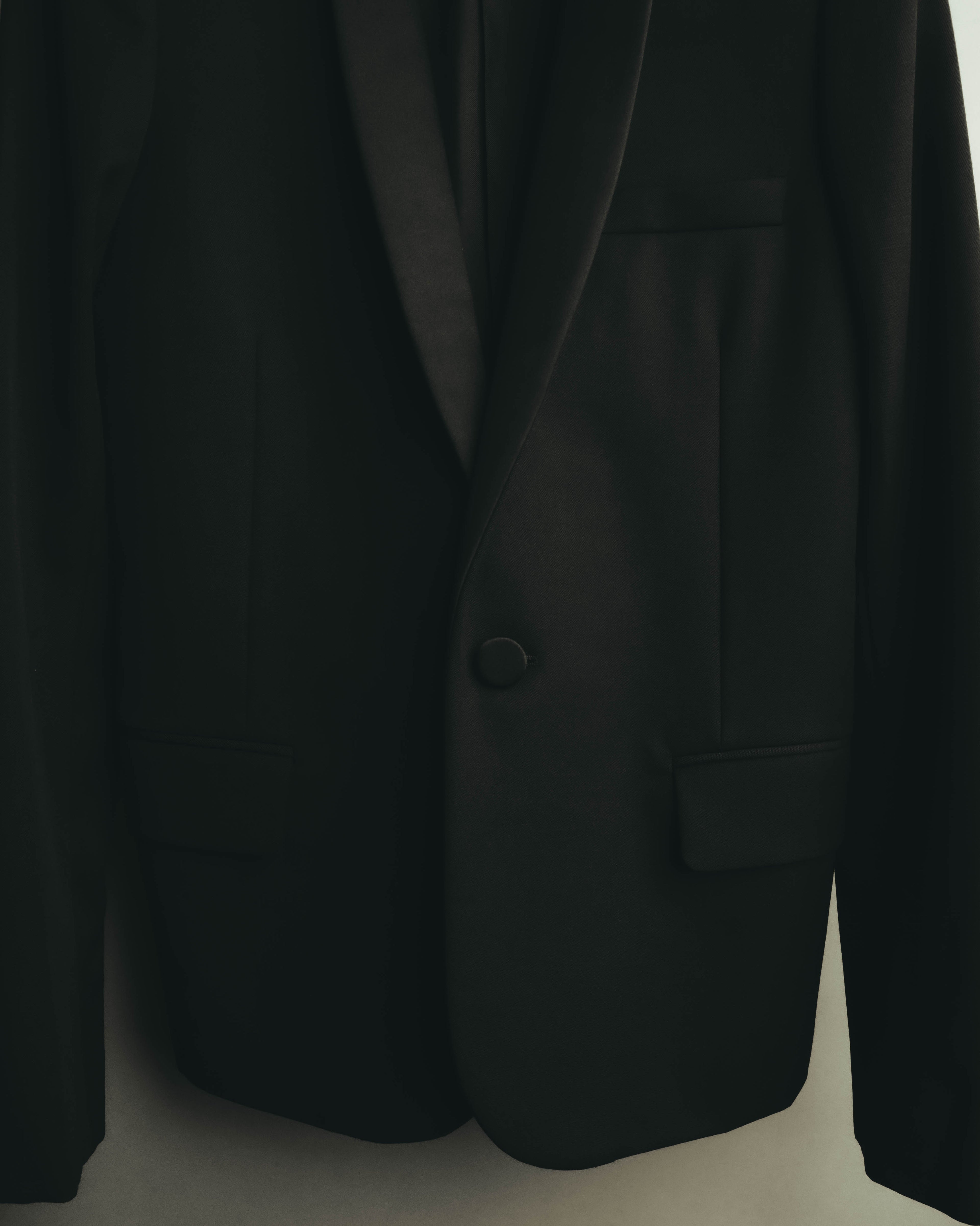 -SPECIAL- “Saint Laurent” 2012-2016 Single-button satin-lapel wool jacket