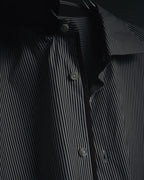 "Ermenegildo Zegna" 2010’s mother-of-pearl button london stripe shirt