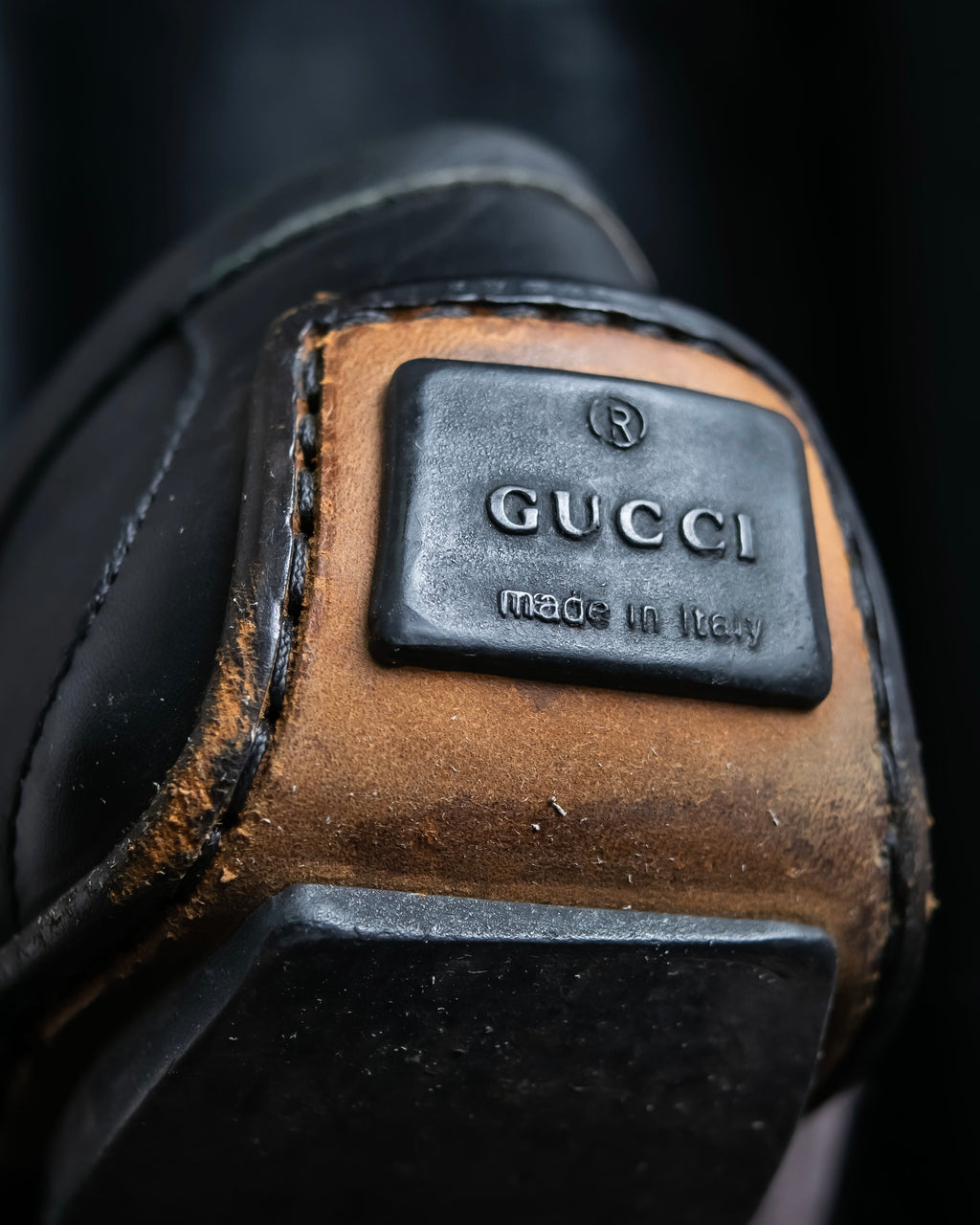 "GUCCI" Shelly line detail driving shoes