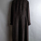 Vintage blue fox fur docking alpaca blend long coat