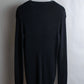 "PRADA" Ribbed black color pullover knit