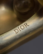 "Christian Dior" Pearl design shaped earrings