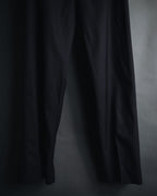 "HERMES" 90’s-00’s Margiela design minimal virgin wool slacks