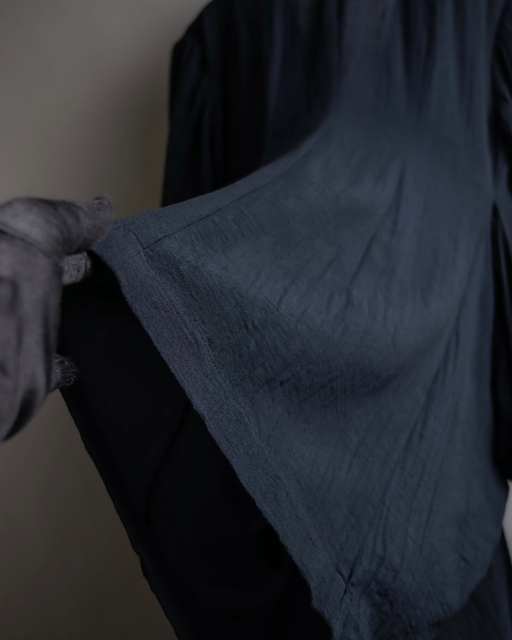 "COMME des GARCONS" 99SS sheer drape docking detail tailored jacket