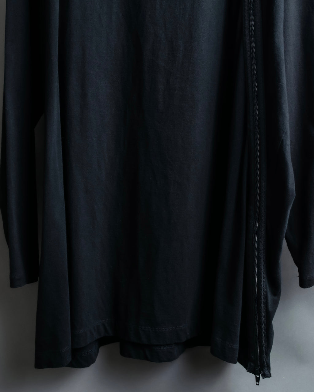 "Ground Y" Double zip design long tops