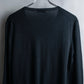 "PRADA" V-neck relaxed wool high gauge knit pullover