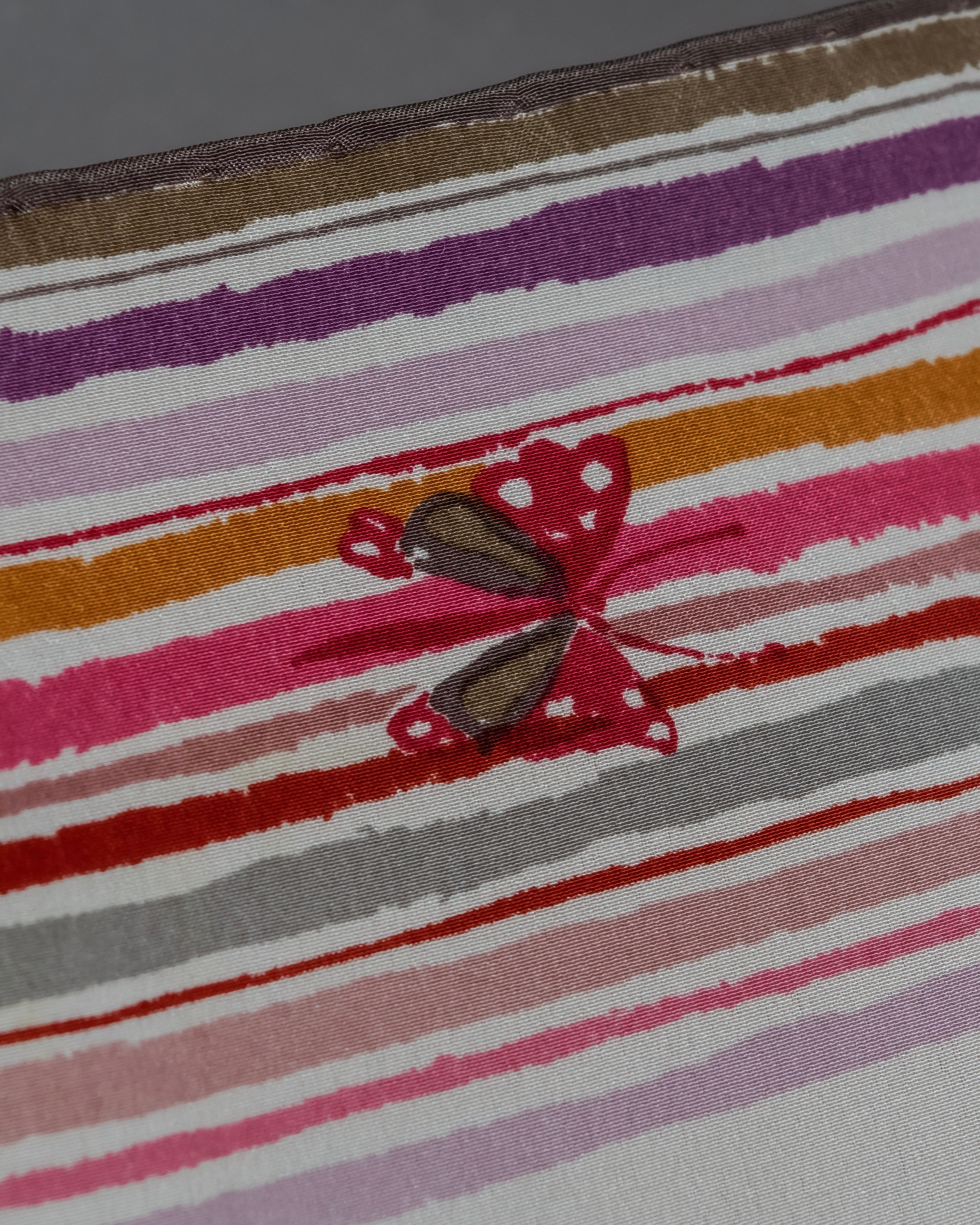 “GUCCI” Botanical printed silk scarf