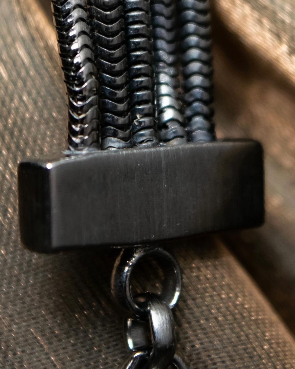 "Ferragamo" Gancini motif five row bracelet