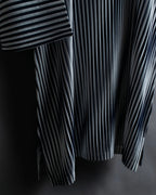 "PLEATS PLEASE ISSEY MIYAKE" Monotone color pleated oversized tops