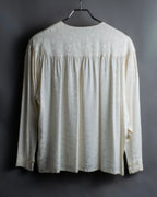 "Christian Dior" Shiny off-white shirt