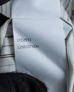 "LOEWE" Balloon sleeve striped high neck shirt