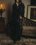 -SPECIAL- "Y’s" 2025's Discharge printed velvet long coat