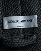 "GIORGIO ARMANI" Waffle knit silk necktie