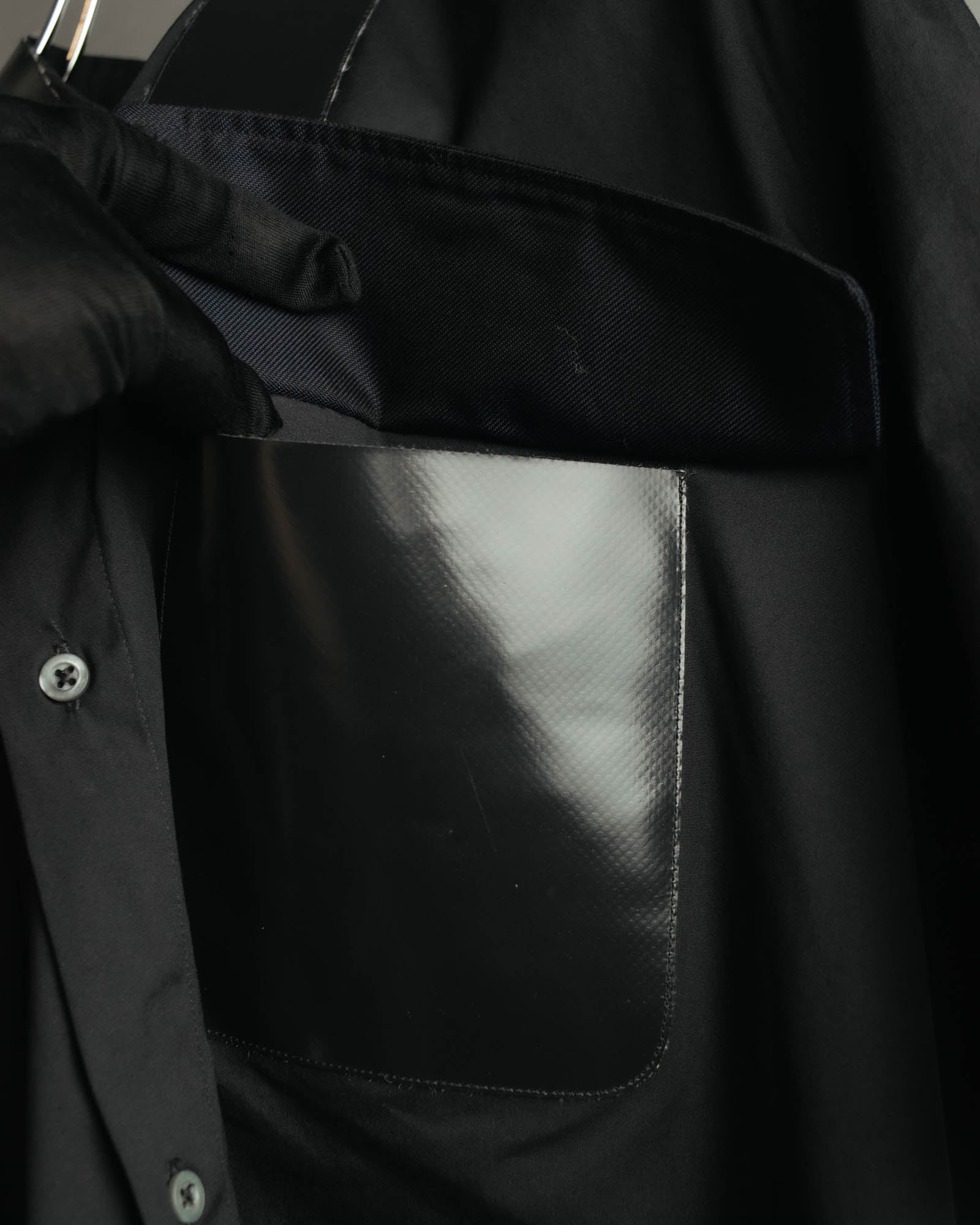 "Jil Sander" 2015-16 coated panel short sleeve shirt