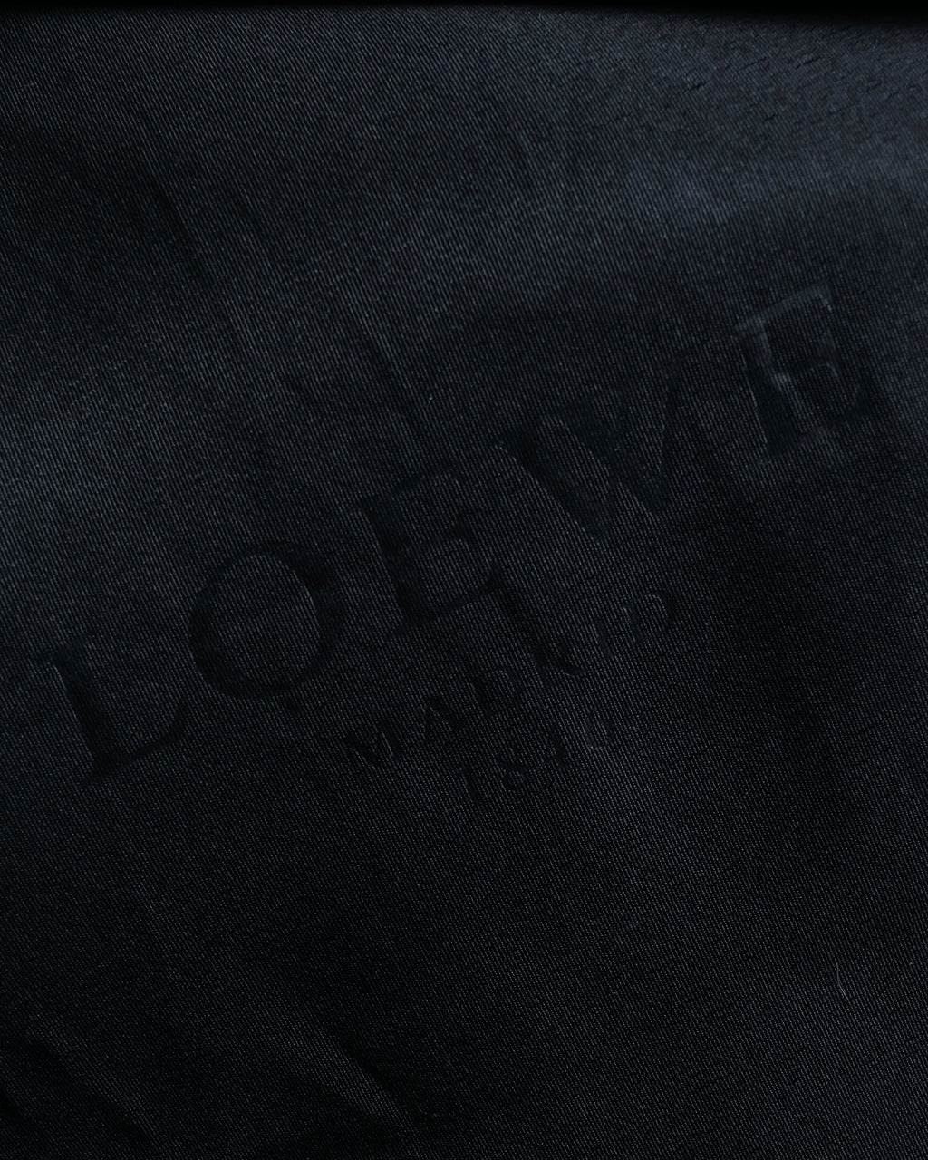 "LOEWE" Flap pocket design ostrich leather bag