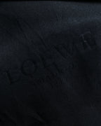 "LOEWE" Flap pocket design ostrich leather bag