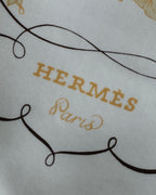 "HERMES" LART DECRIRE Carré  90 silk scarf